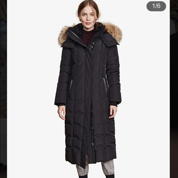 Mackage Jackets \u0026 Coats | Mackage Brand New Jada Fox Fur Long Puffer Coat | Color: Black | Size: Xs | Nicolehakimian's Closet